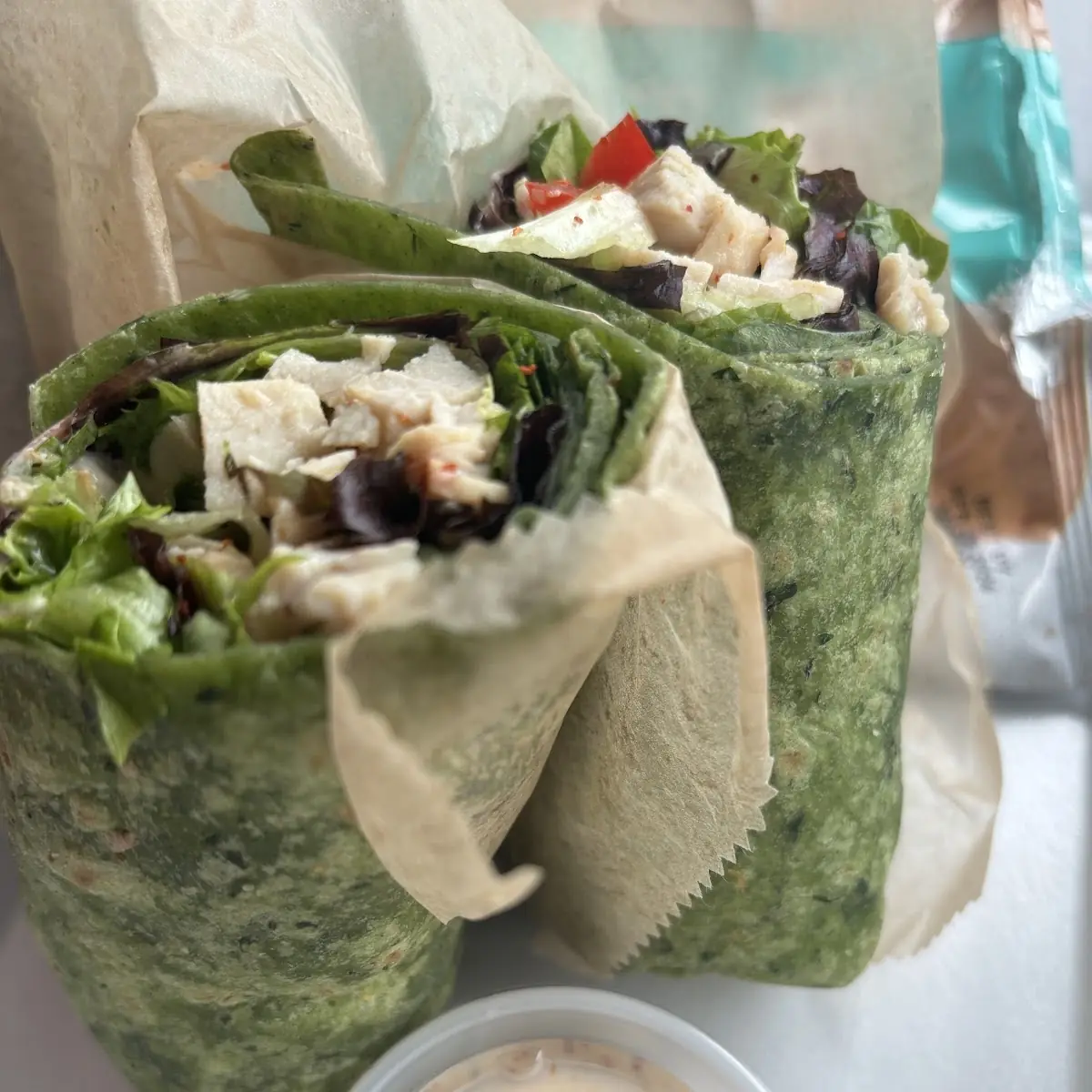 Hummus Veggie Wrap