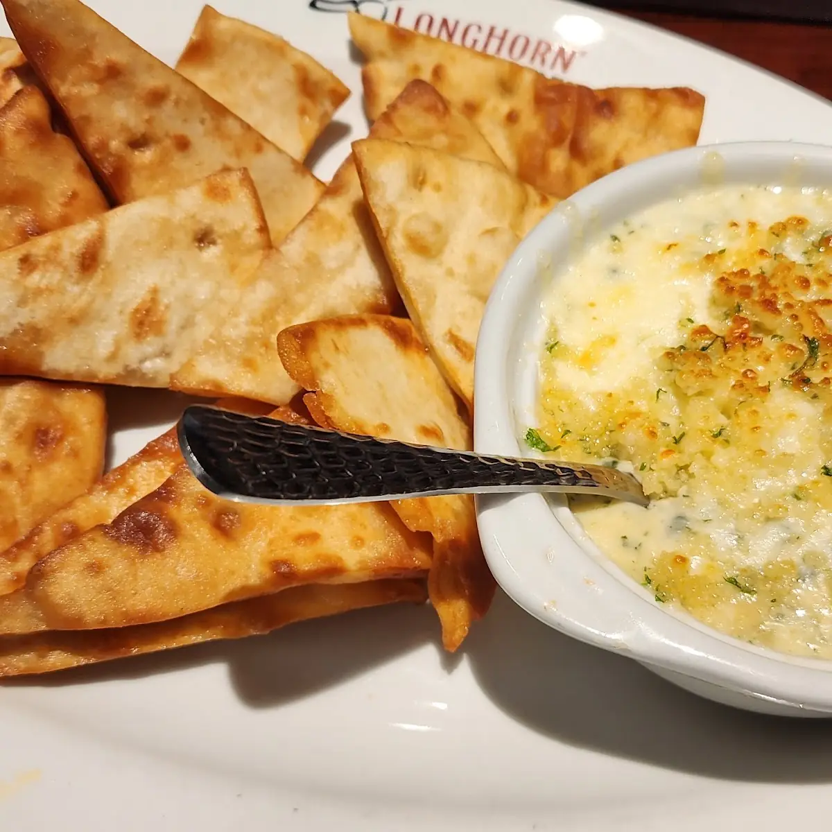 Spinach Dip and Pita Chips