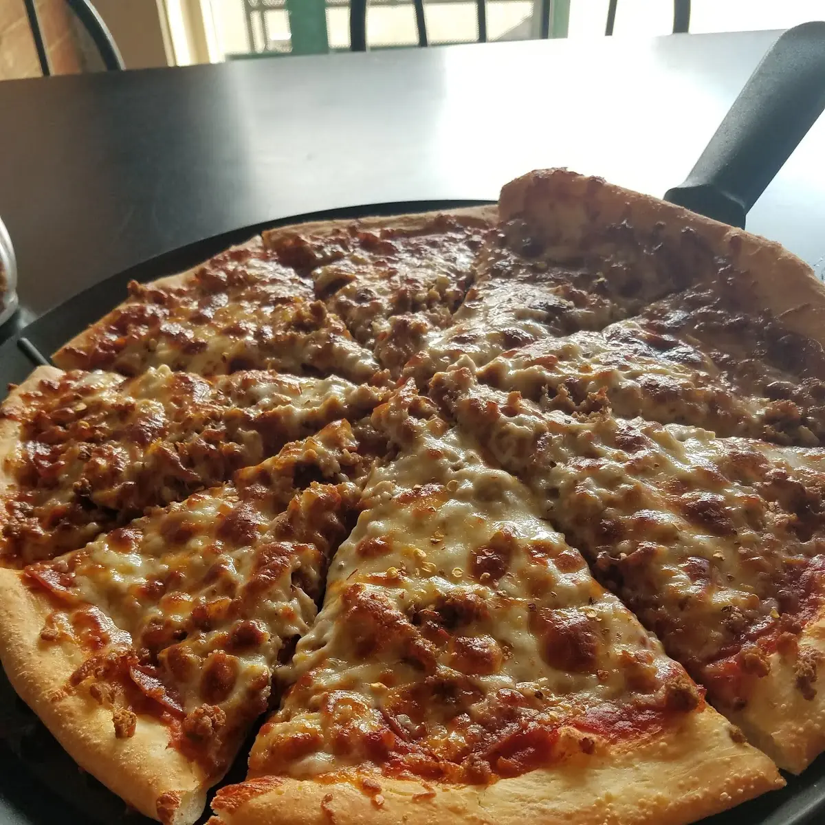 Pepperoni and Sausage Pizza