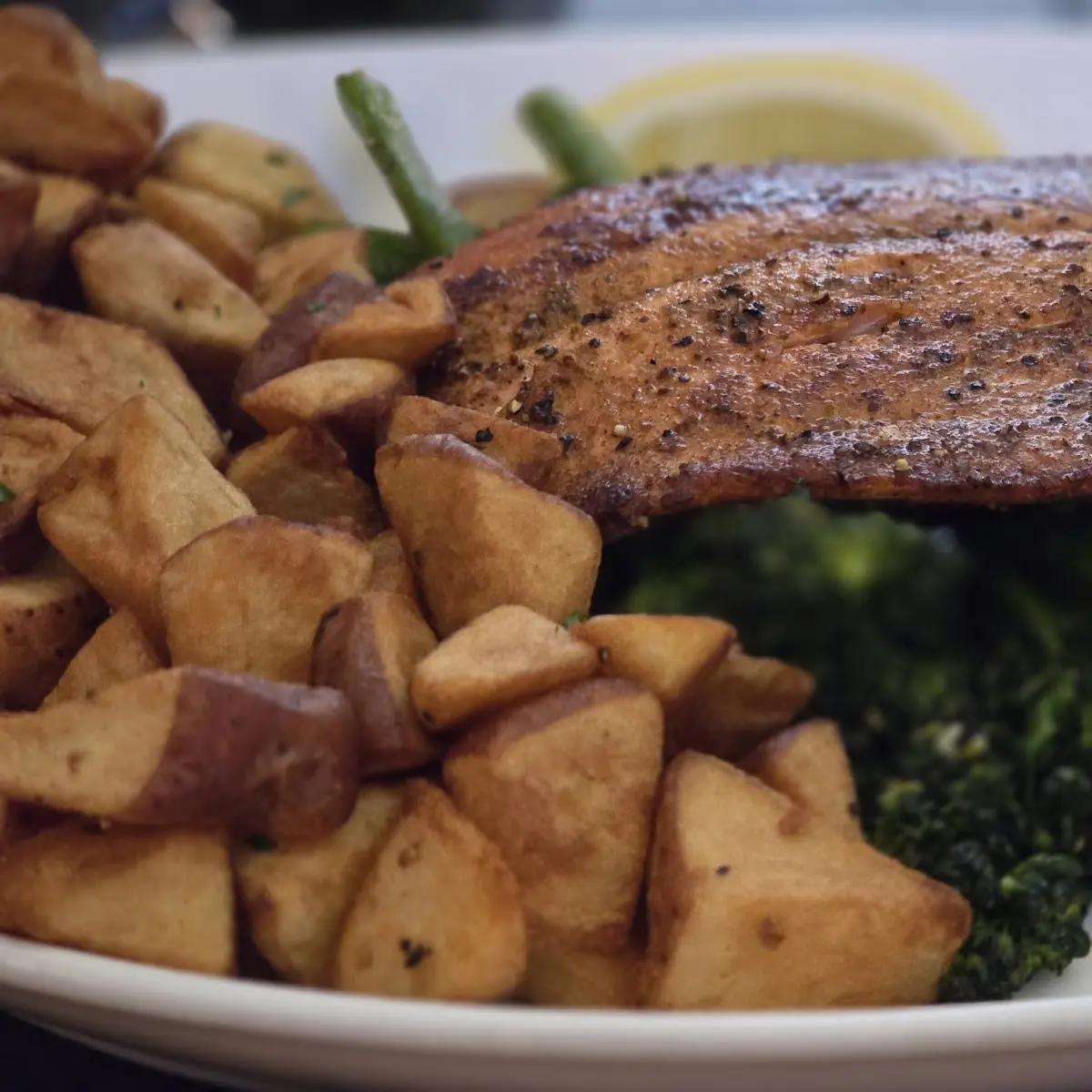 Blackened Salmon Salad
