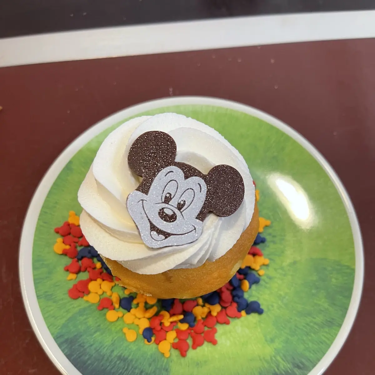 Chef Mickeys Birthday Cupcake