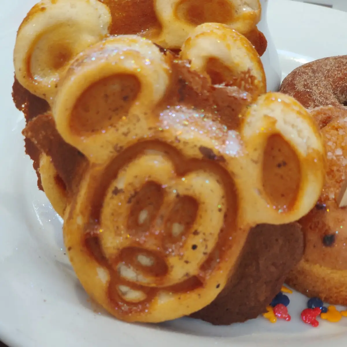 Mickey-Shaped Waffles and Pancakes