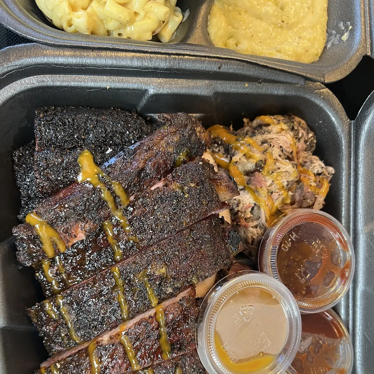 Ribs Pulled Pork Brisket Burnt Ends