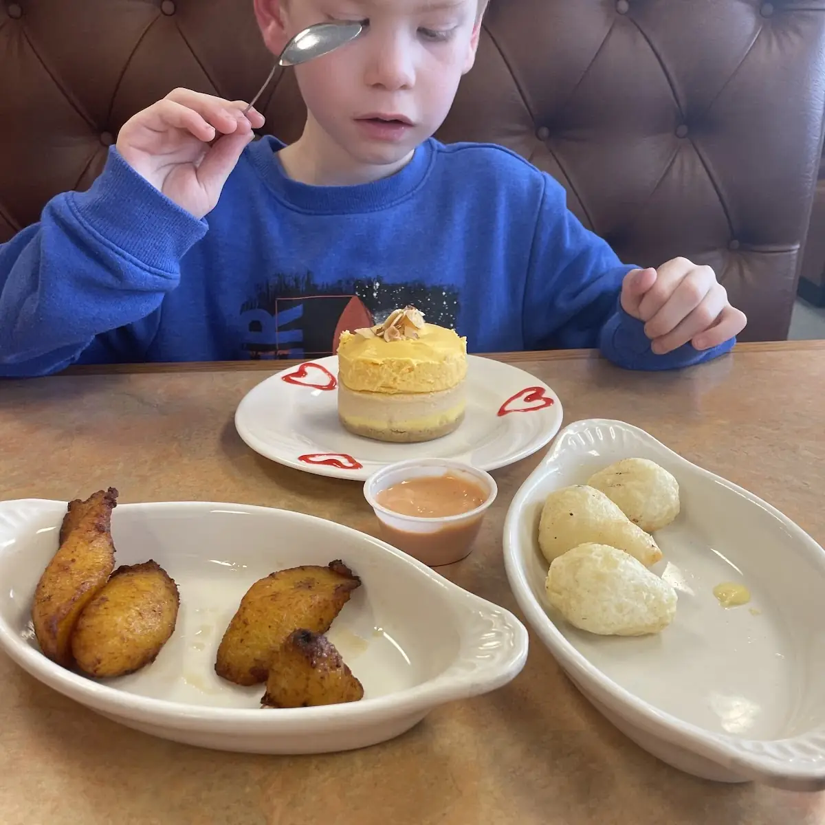 Mango Cheesecake Fried Plantains Cheese Balls