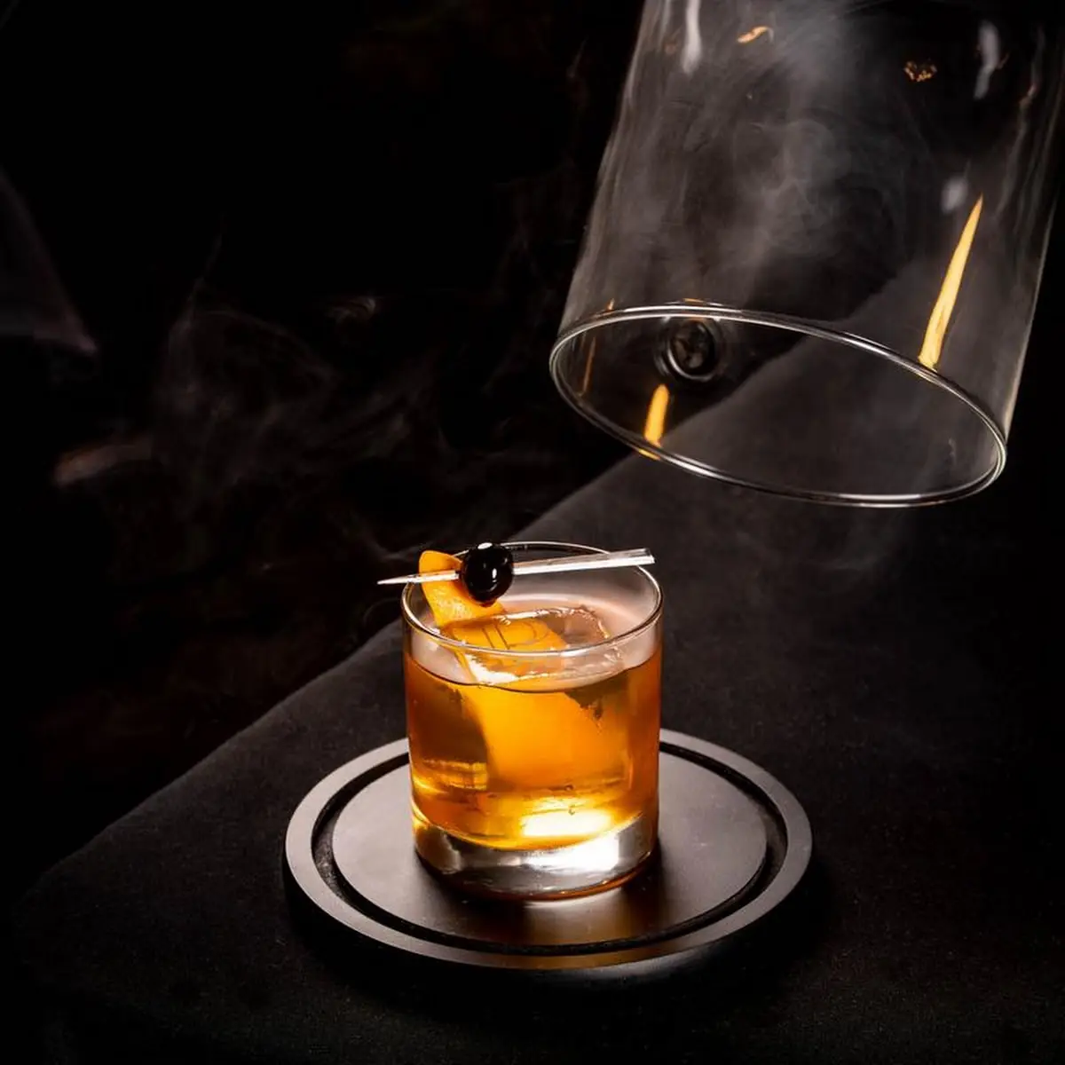 Smoked Draft Old Fashioned