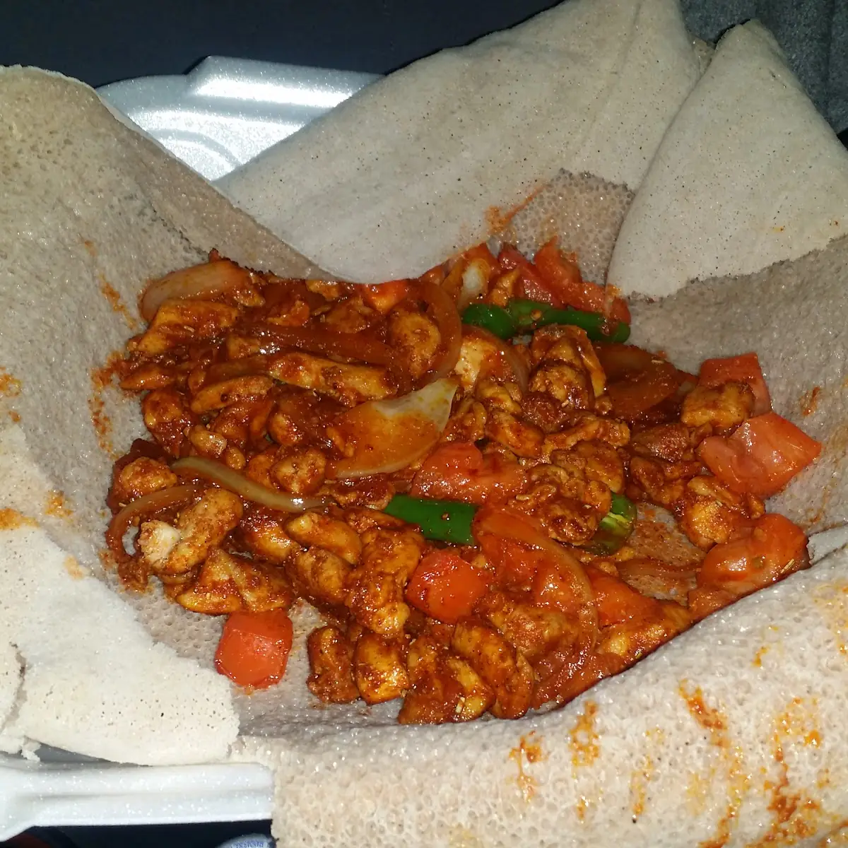 Axum Special Lamb Tibs with Vegan