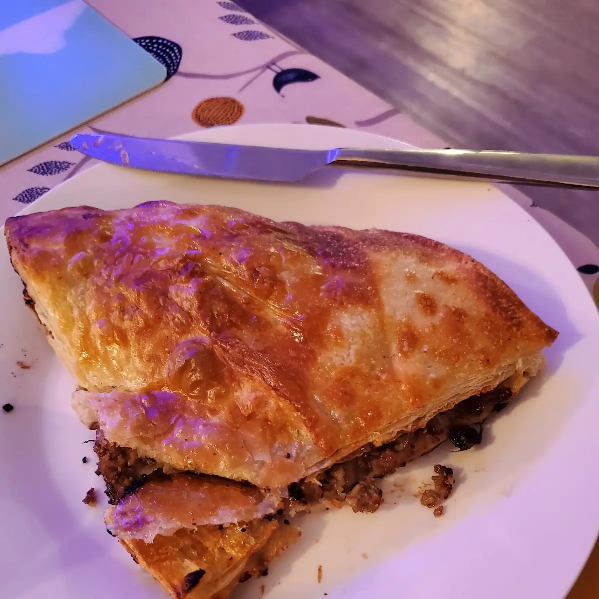 Baka a Philo Pastry with Ground Beef, Beach House Restaurant