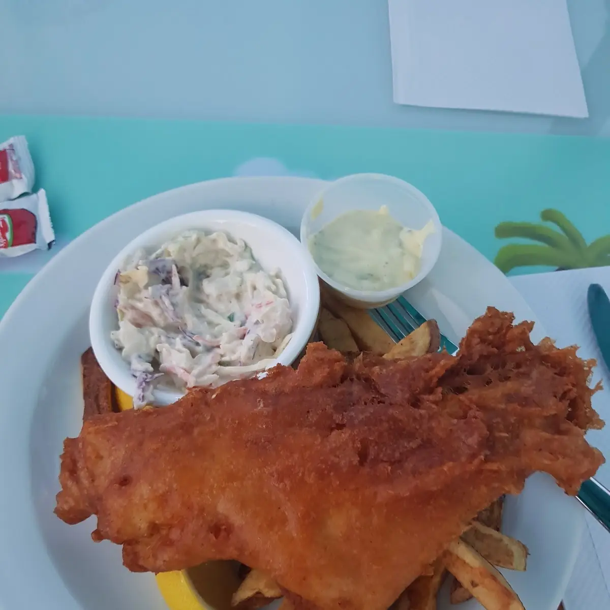 Fish and Chips, Beach House Restaurant