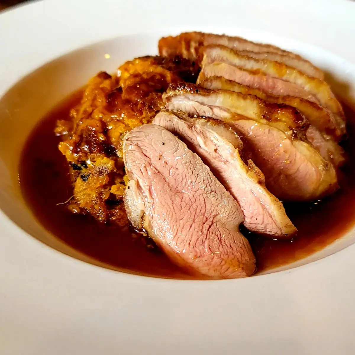 Sugarcane Seared Duck Breast
