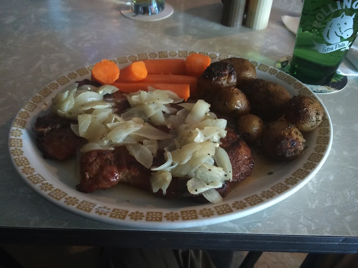 Pork Steak Potatoes Carrots