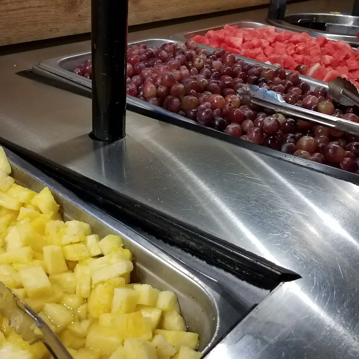 Fresh Fruit Cantaloupe Grapes Watermelon