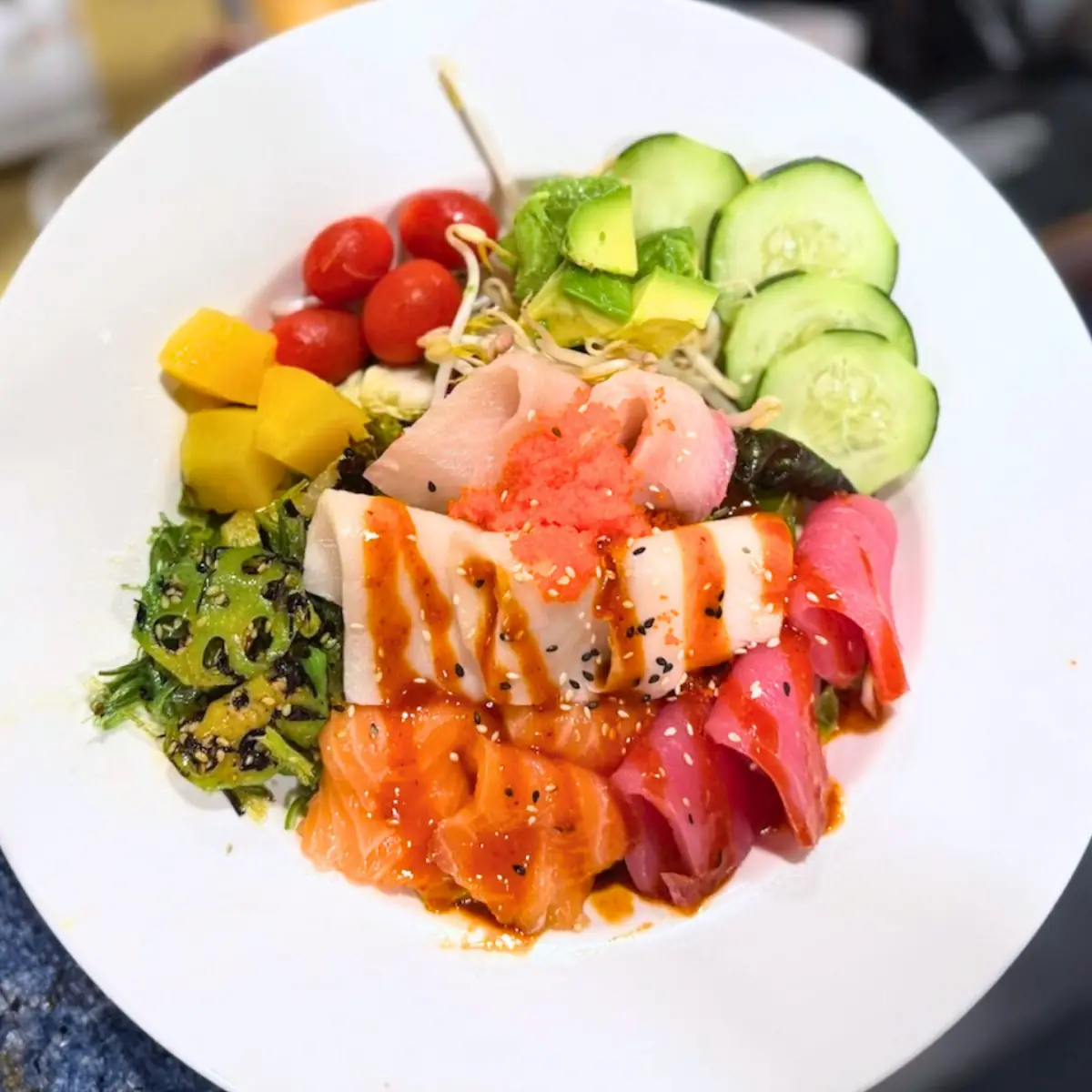 Spicy Sashimi Salad