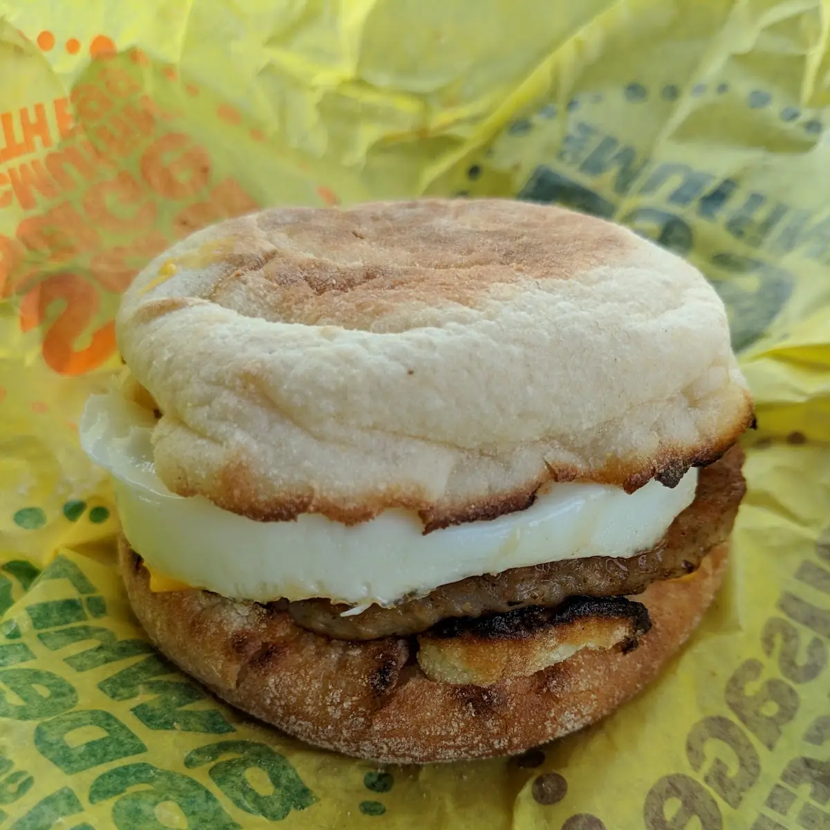 Sausage Mcmuffin with Egg