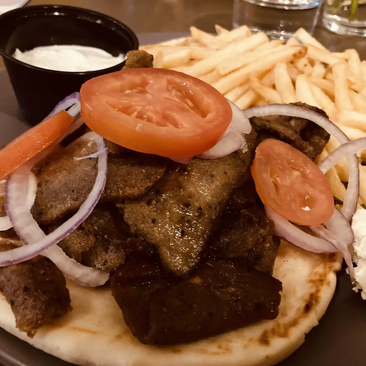 Beef and Lamb Gyro Plate