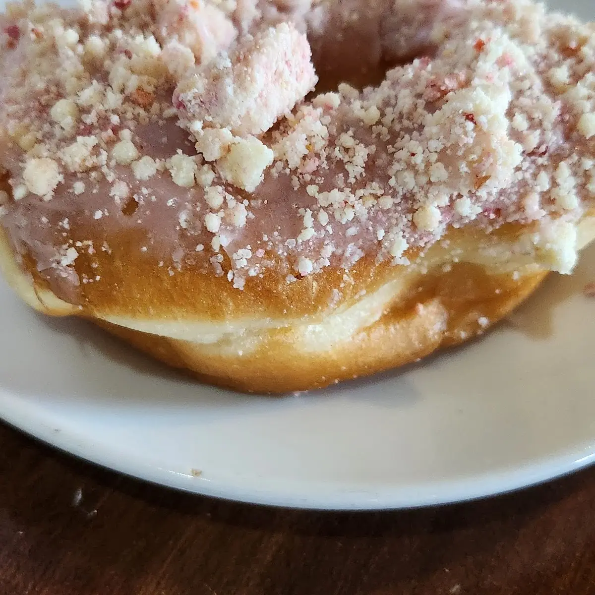 Strawberry Cheesecake Donut