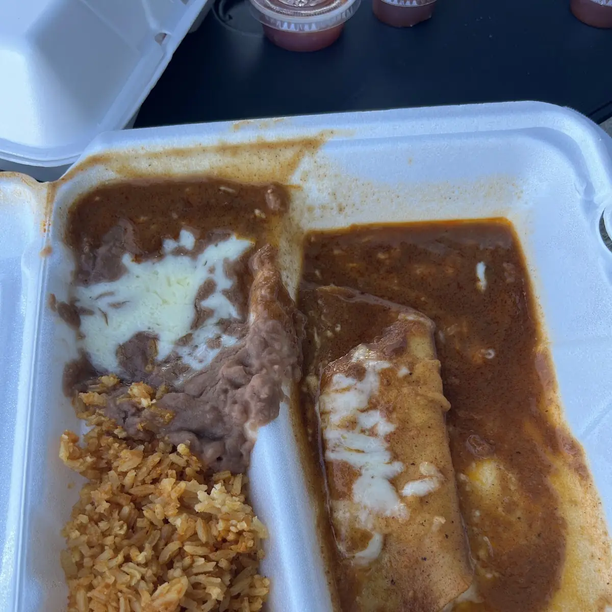 Two Tamales Rice & Beans