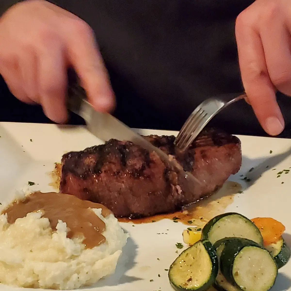 Steak and Mashed Potatoes & Gravy