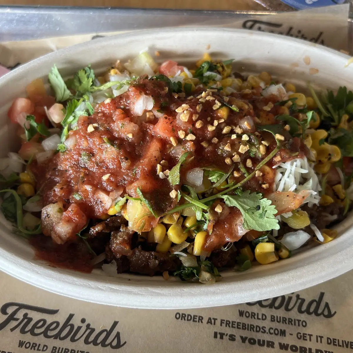 Seasoned Chicken Burrito Bowl