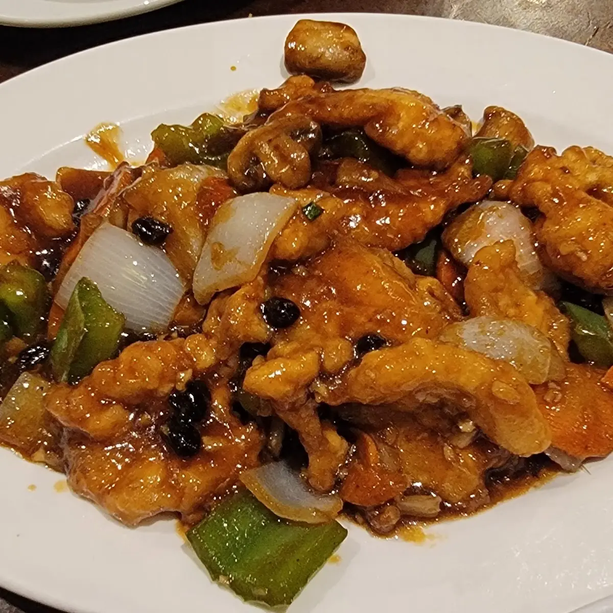 Flounder w Black Bean Sauce