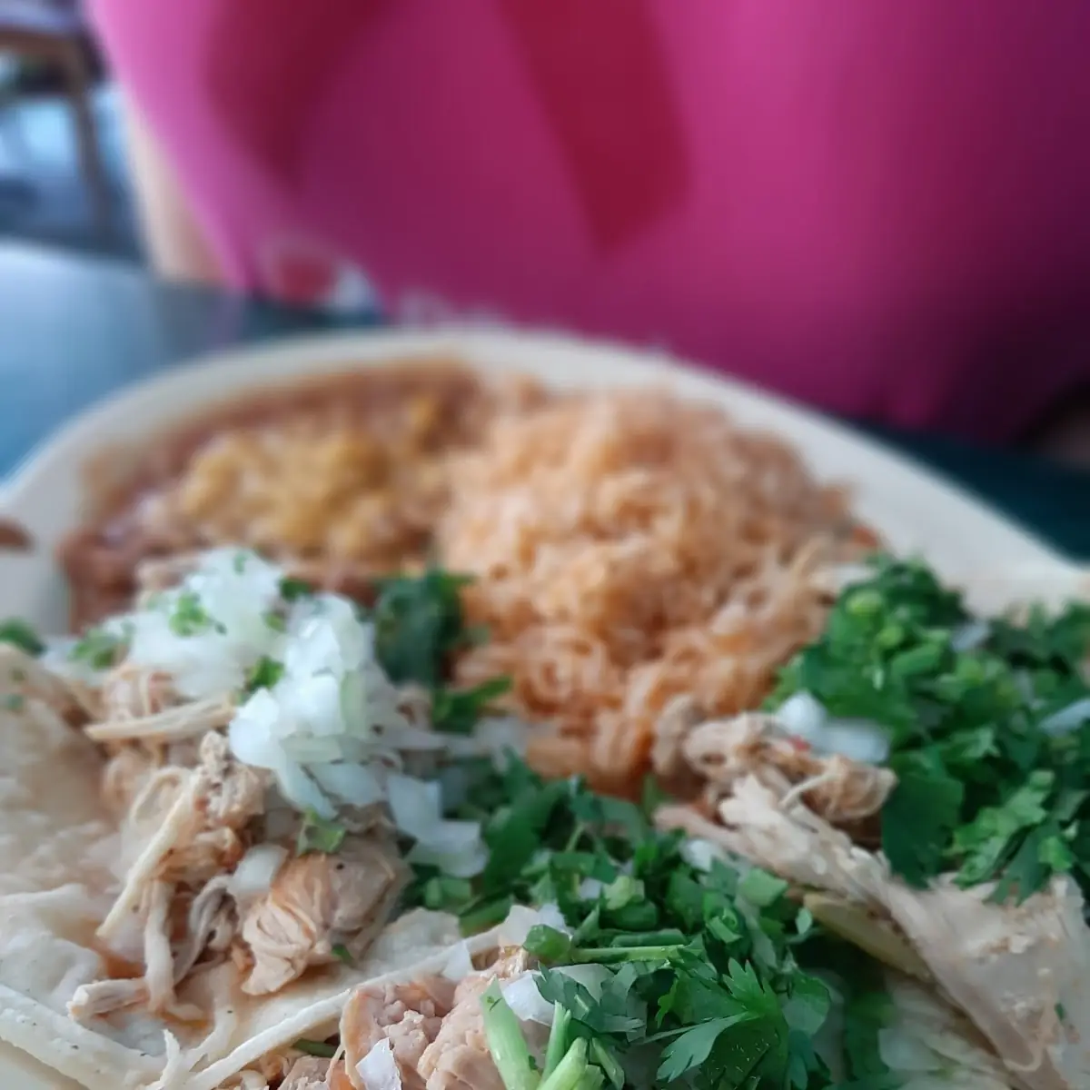 Chicken Street Tacos Plate