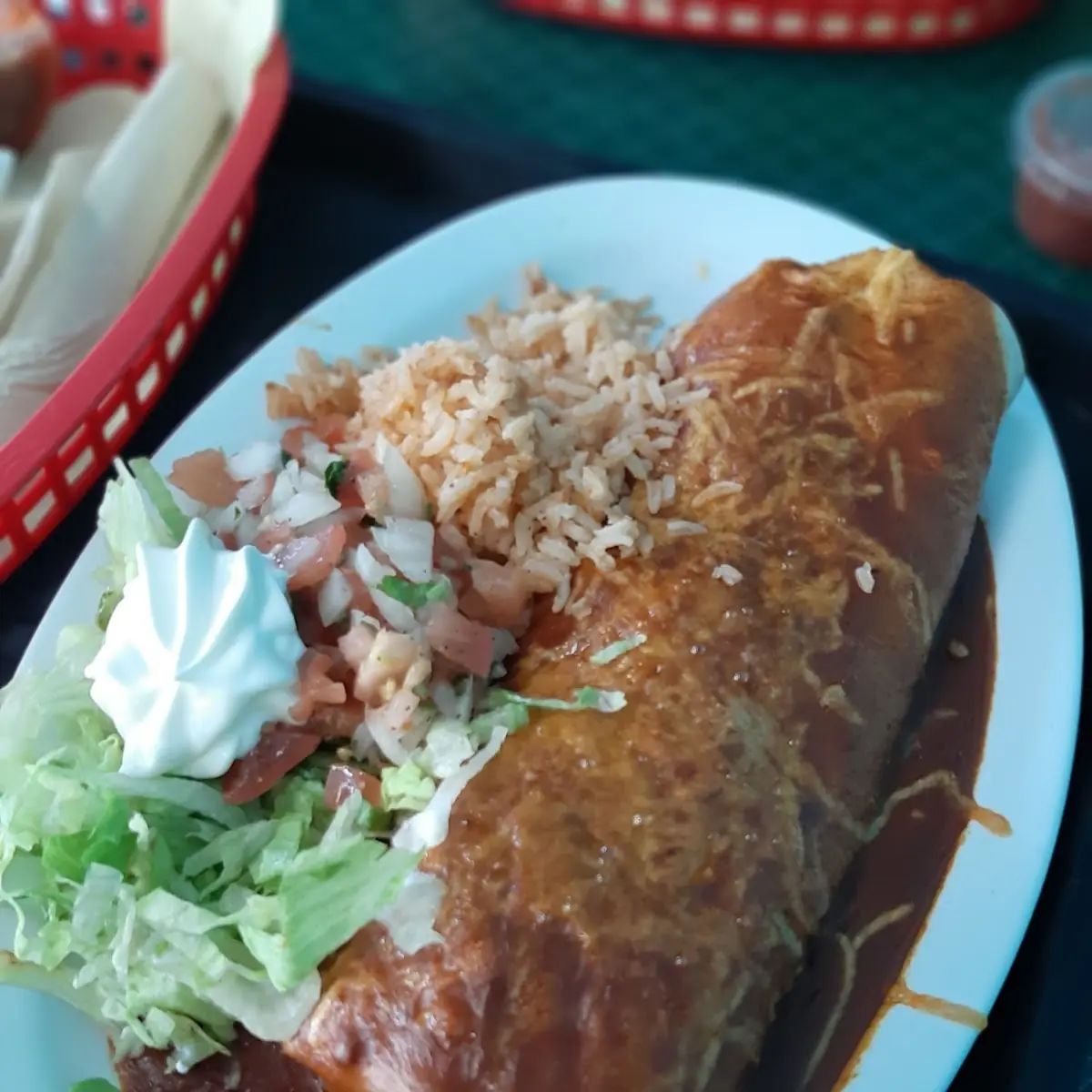 Shredded Beef Burrito Special
