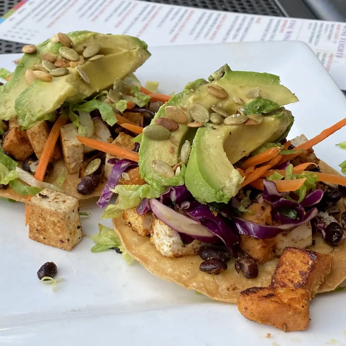 Black Bean Tostada