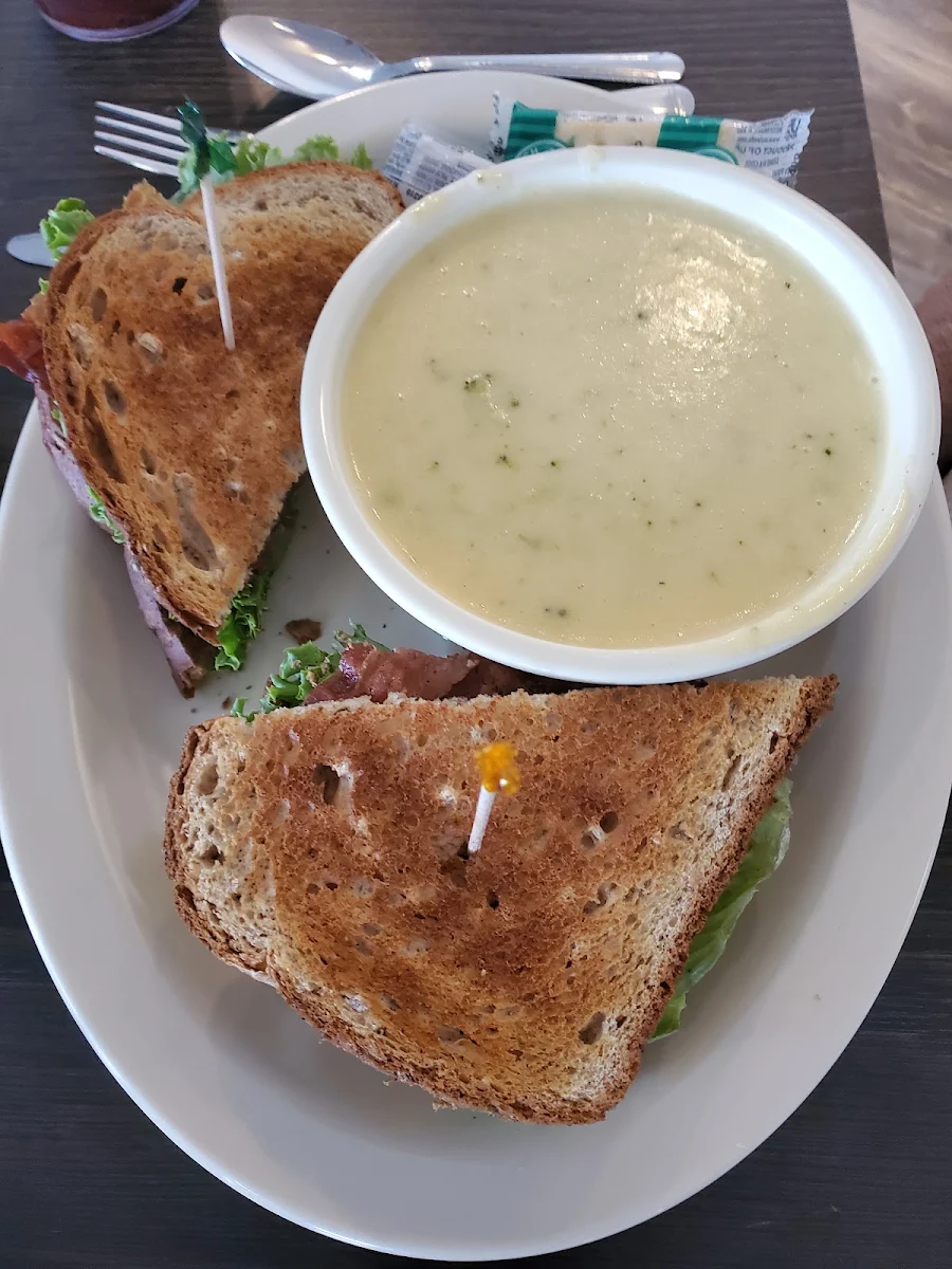 blt with Baked Potato Soup