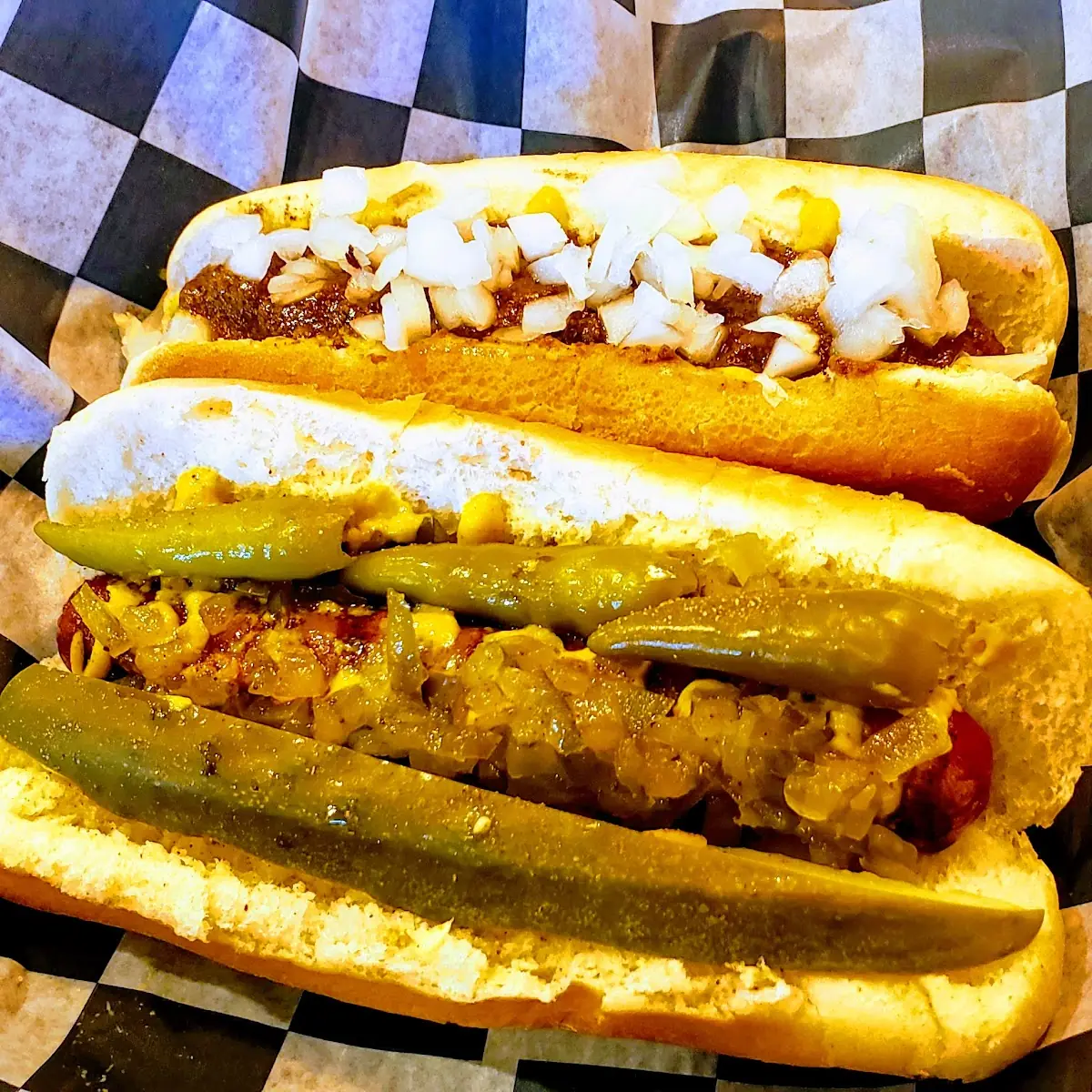 Chicago Dog and Chili Dog