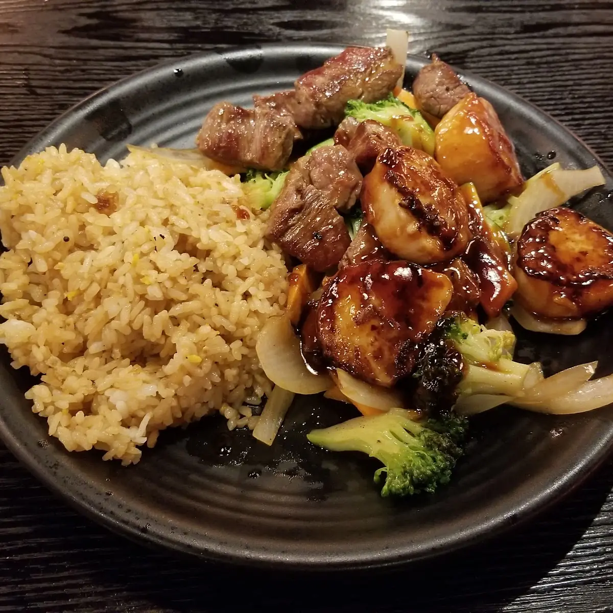Filet Mignon & Lobster Hibachi Combination