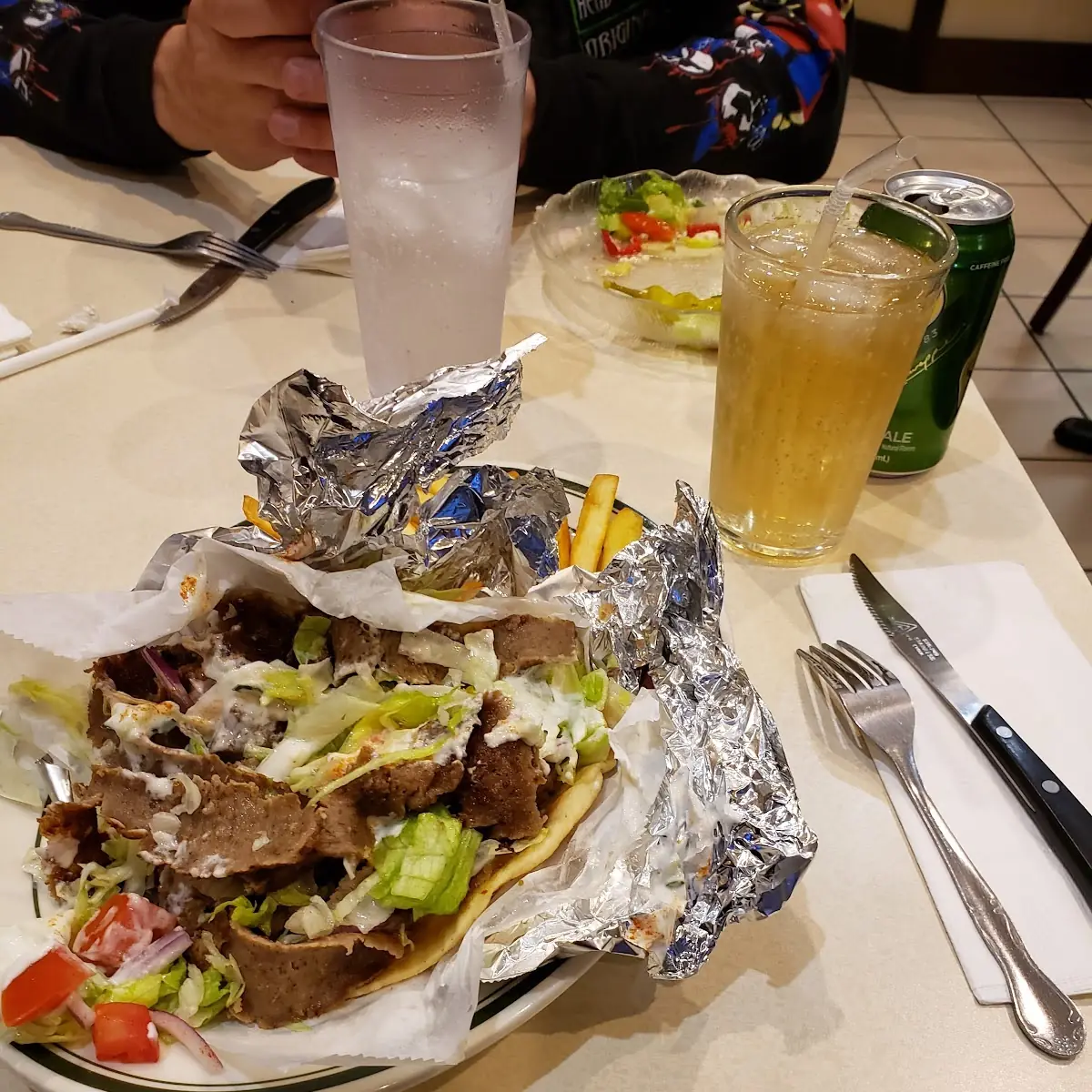 Lamb Gyro Sandwich