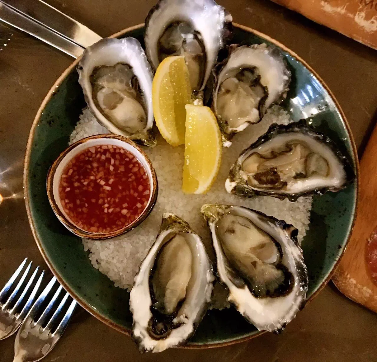 Oysters, The Cellar Kitchen Restaurant