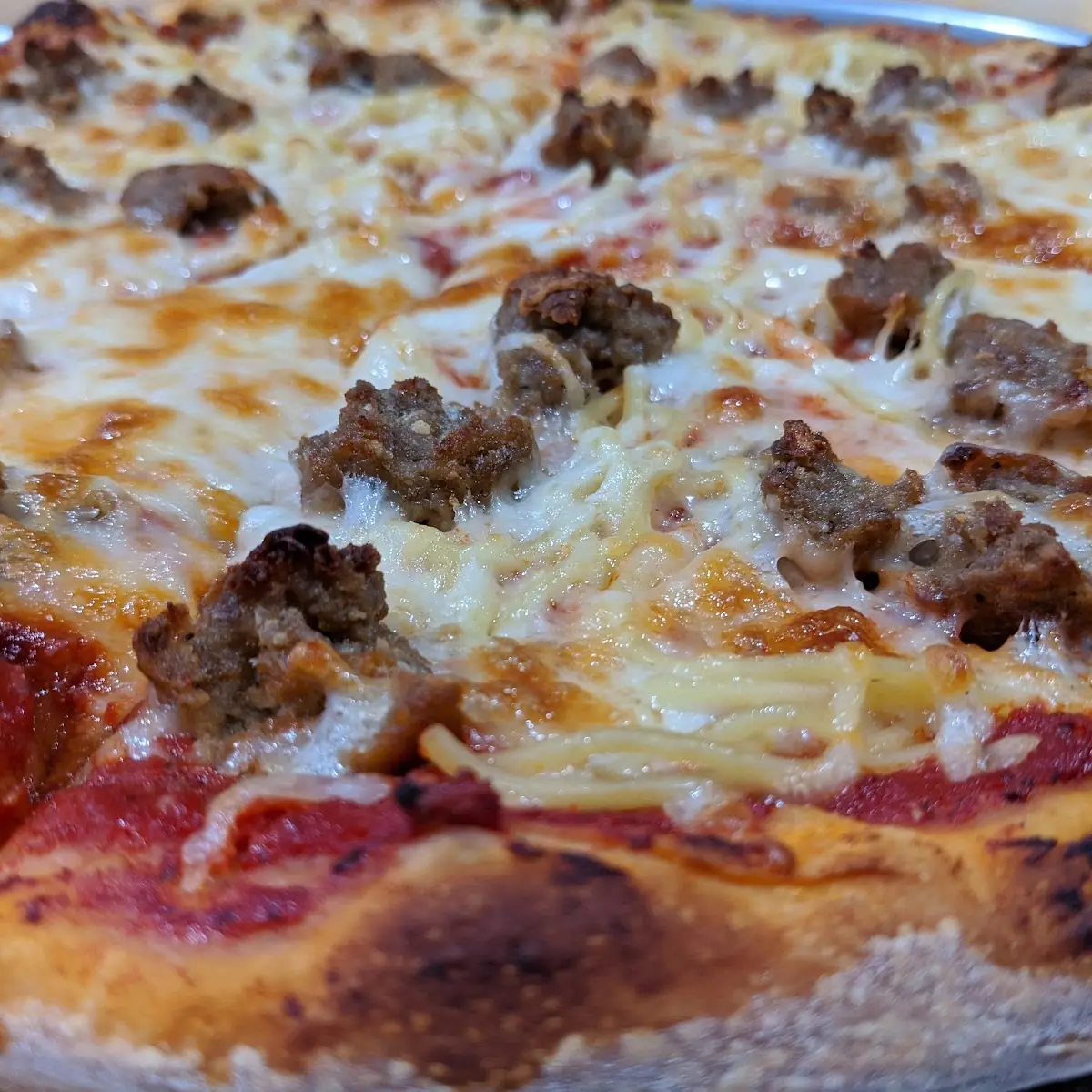 Spaghetti Pizza