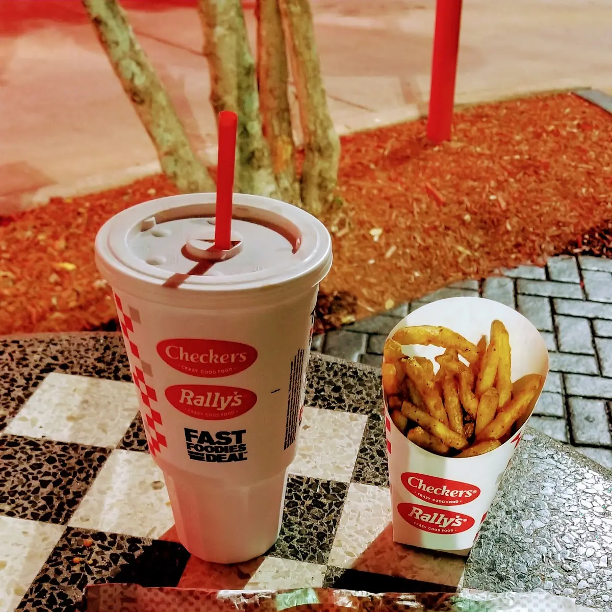 Double Cheeseburger and Fries