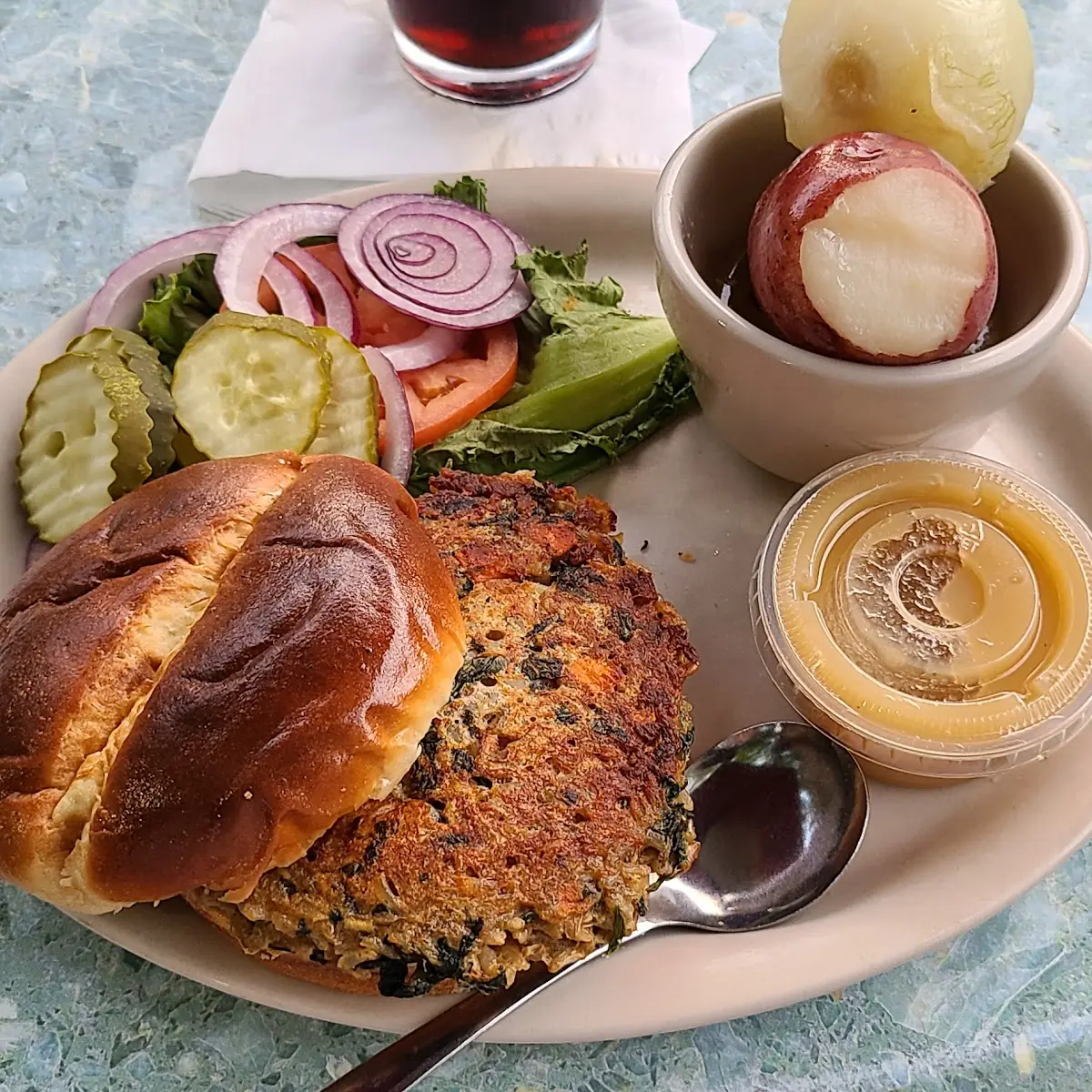 Homemade Veggie Burger