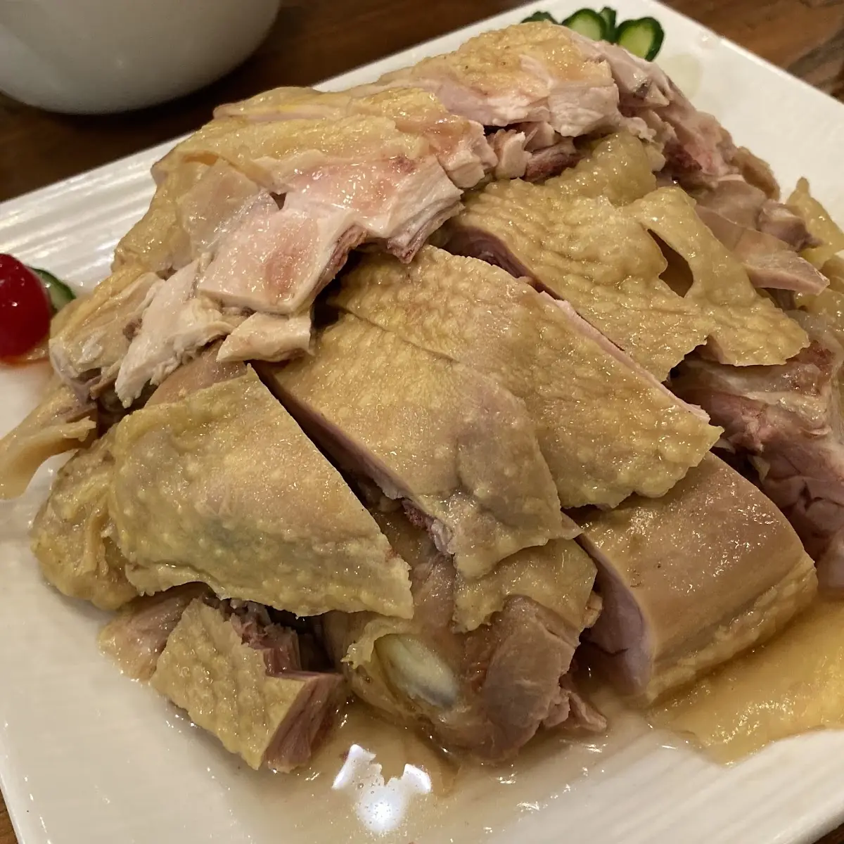 C6. Chicken Dumplings Steamed Or Pan Fried (6pcs) / 鸡肉蒸饺 | 锅贴