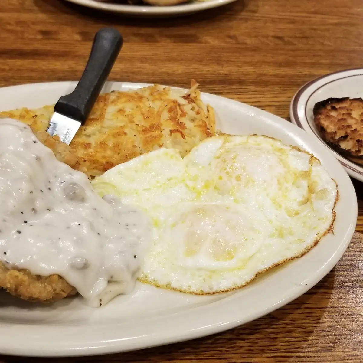 Chicken Fried Steak & Eggs
