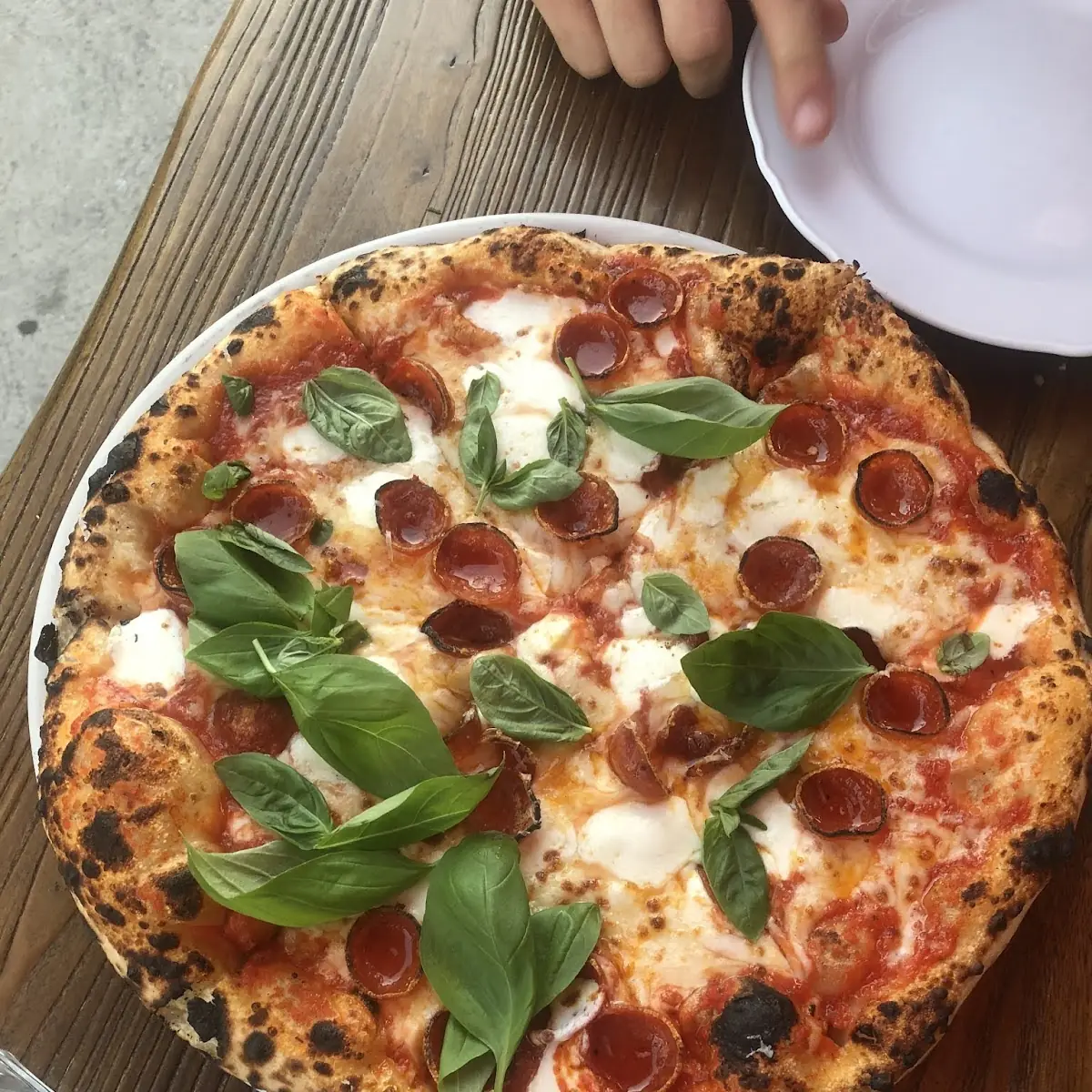 Margherita Pizza with Fresh Basil
