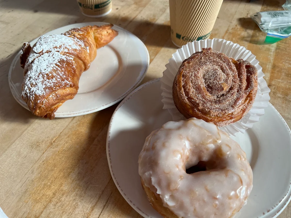 Morning Bun and Almond Croissant