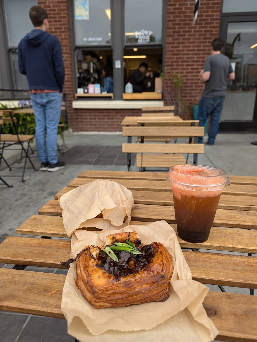 Char Siu Croissant Sandwich Left
