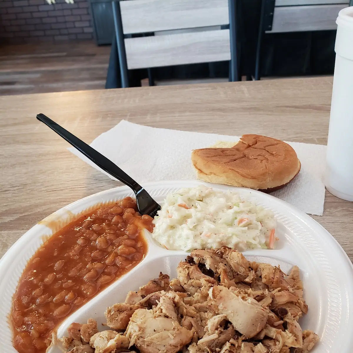 BBQ Chicken with Baked Beans