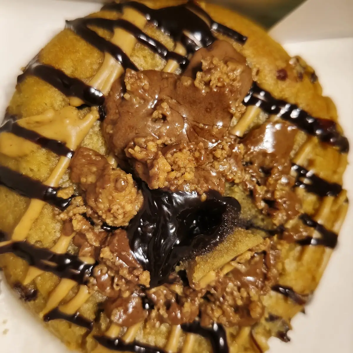 Inside Out Chocolate Peanut Butter Cookie
