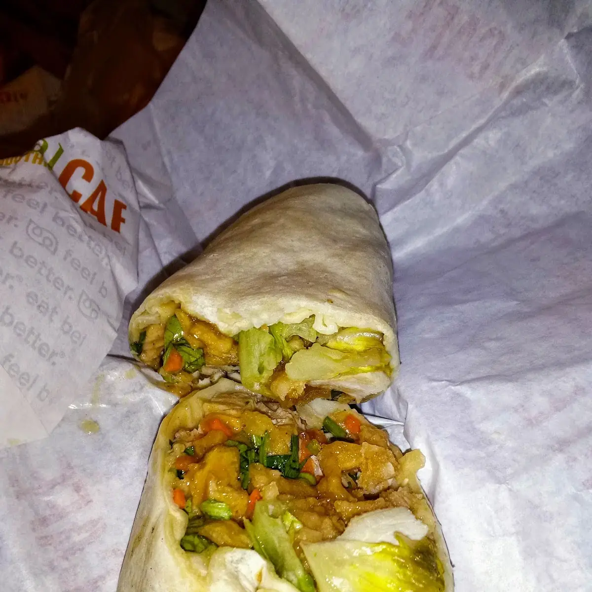 Thai Chicken Wrap