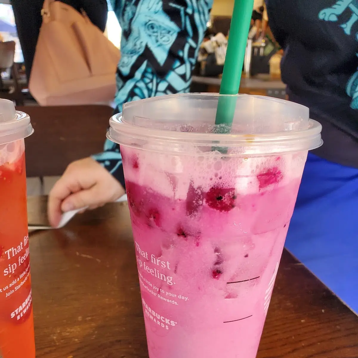 Dragon Fruit Refresher with Coconut Milk