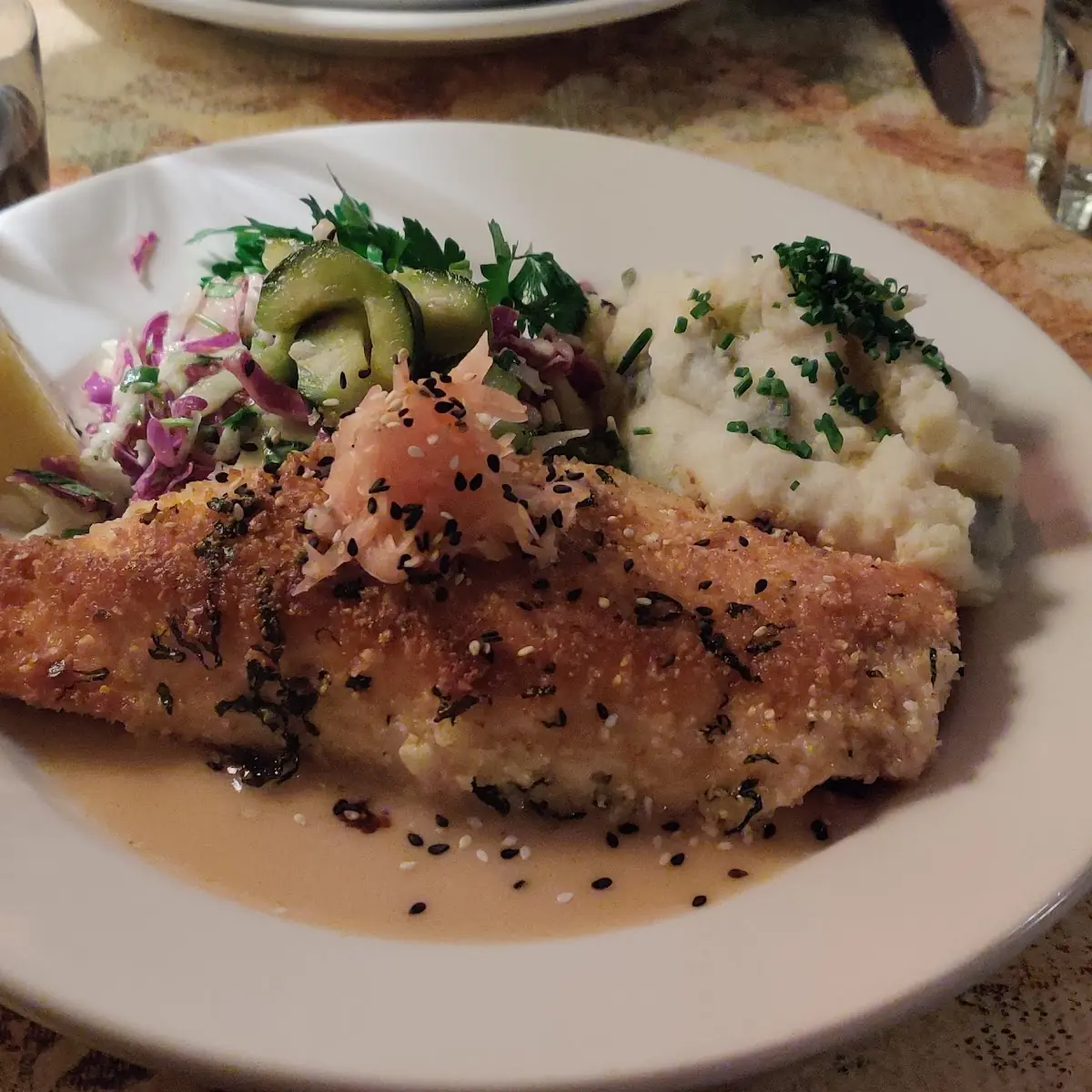 Macadamia Crusted Salmon