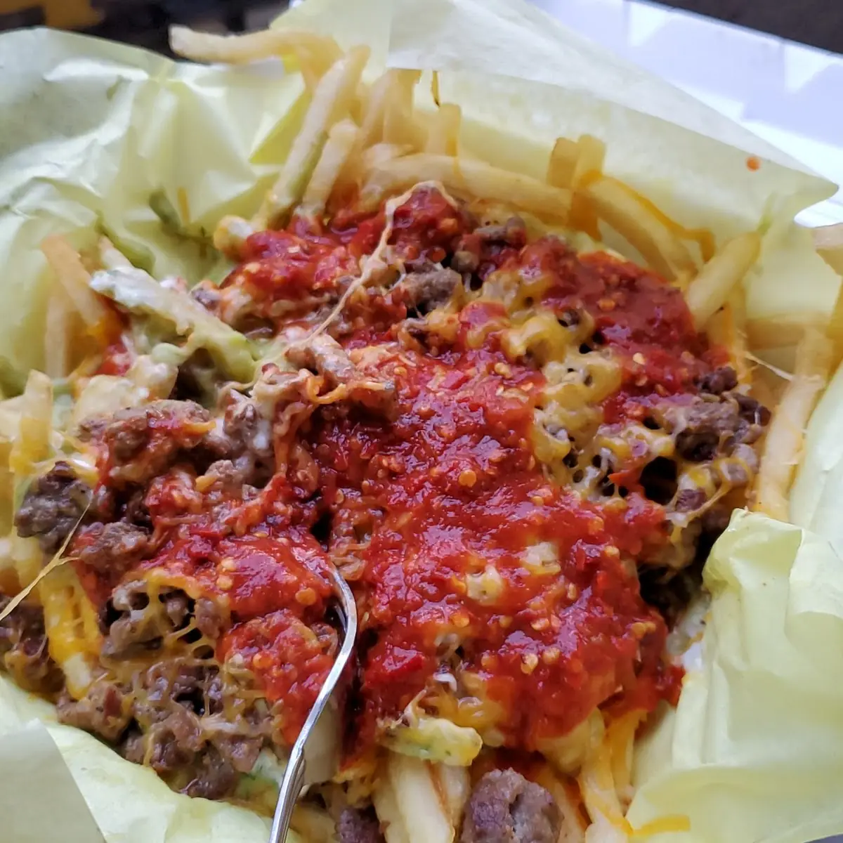 Asada Fries with Cheese