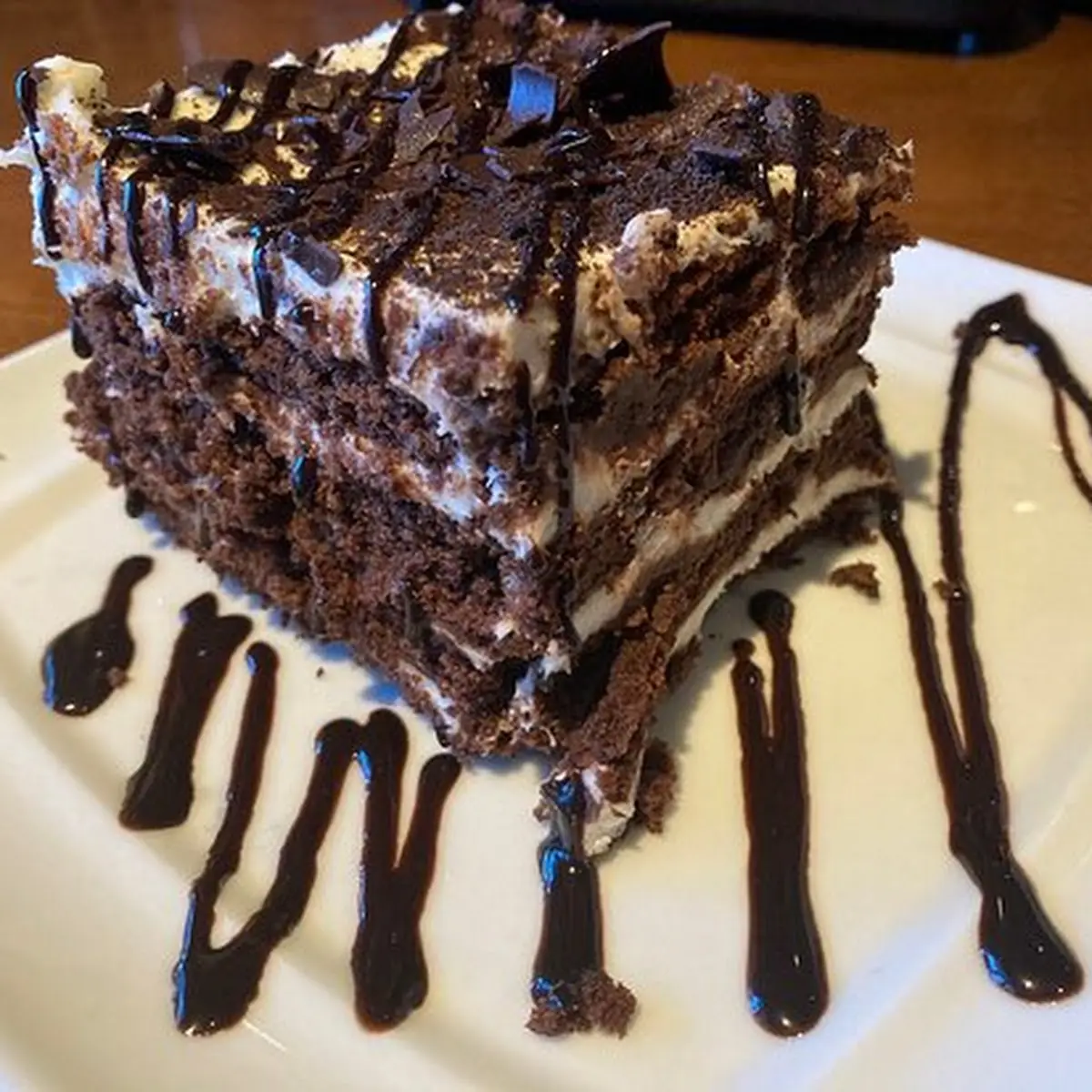 Chocolate Brownie Lasagna