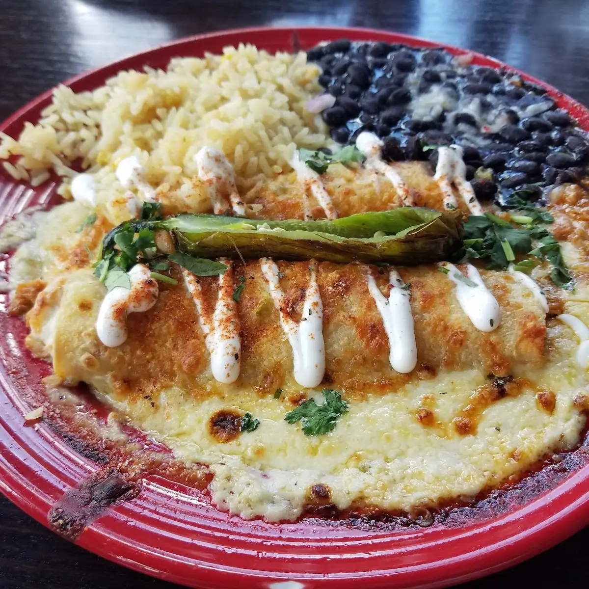 Sour Cream Chicken Enchiladas