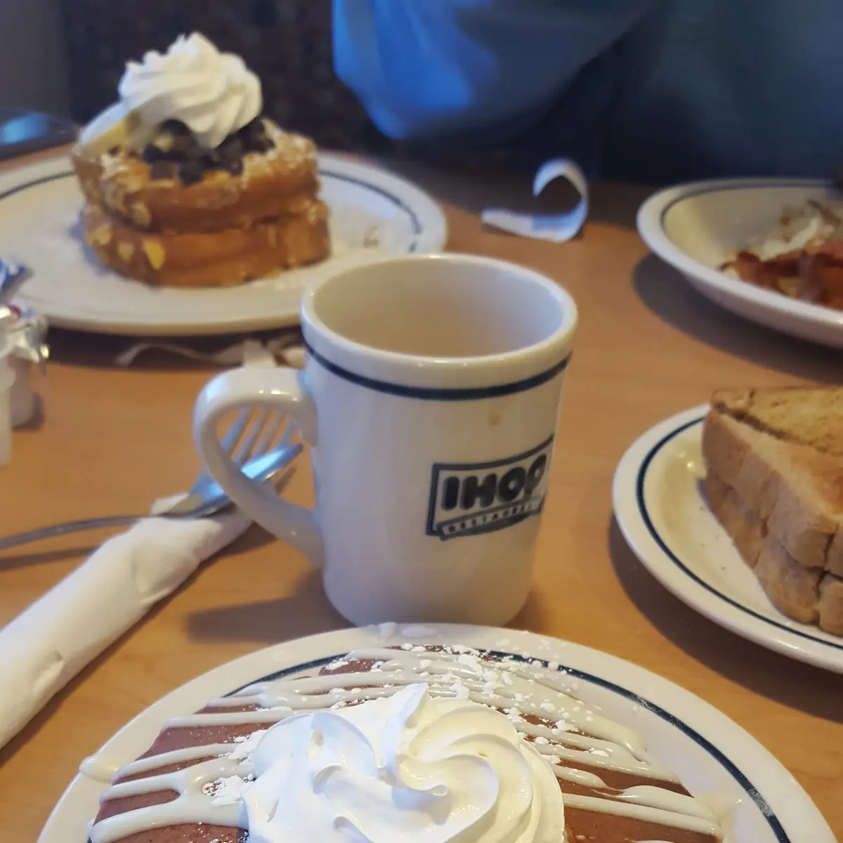 Bacon Eggs Pancake Combo