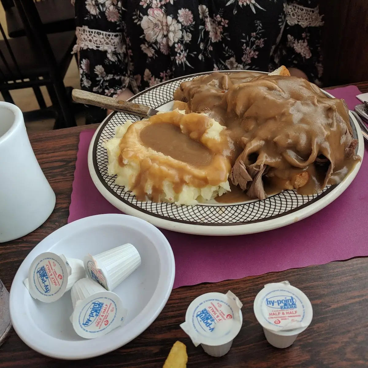 Open Face Roast Beef Sandwich
