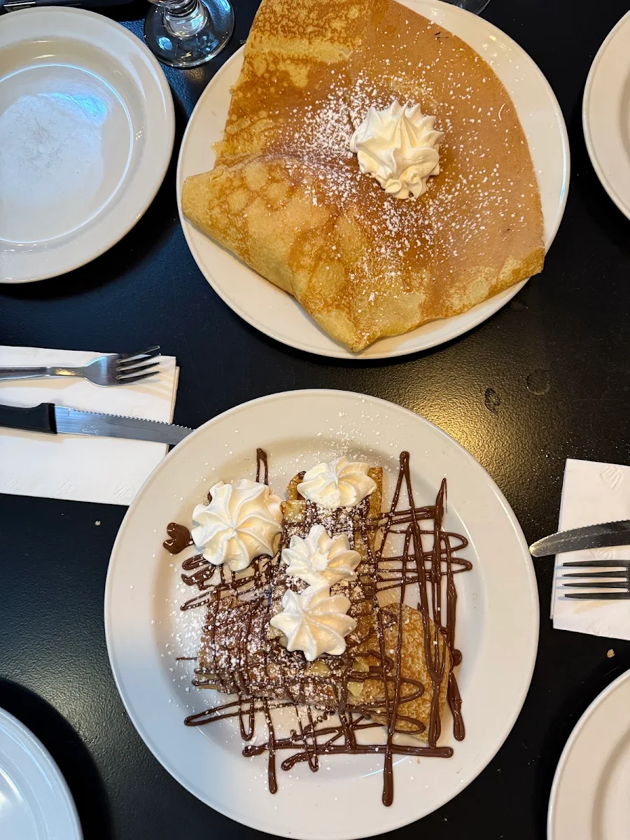 Crepe De Chocolate Com Banana